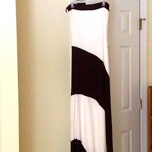 Black and White Maxi Dress